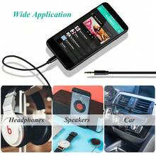 Bộ chuyển đổi giắc cắm âm thanh phụ 3,5 mm tương thích với iPhone, thích hợp cho ô tô, dàn âm thanh nổi/loa/tai nghe tại nhà, tương thích với iPhone dòng 14/13/12/11/XS/XR/8/7/6 - màu đen - Xem 4
