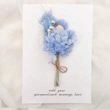 1/2/4/6/8/10/12 束蓝色迷你干花束、波西米亚风婚礼桌饰干花束、干蒲苇、新郎和伴郎胸花、干蛋糕花