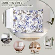 Vintage Flower Tapestry For Bedroom Wall Hanging Tapestry, Farmhouse Botanical Floral Retro Ceiling Backdrop Tapestries Poster Blanket Wall Decor For  Living Room Dorm-40"X30", 60"X40",60"X 51",80"X60" - 紫色 - 查看 4