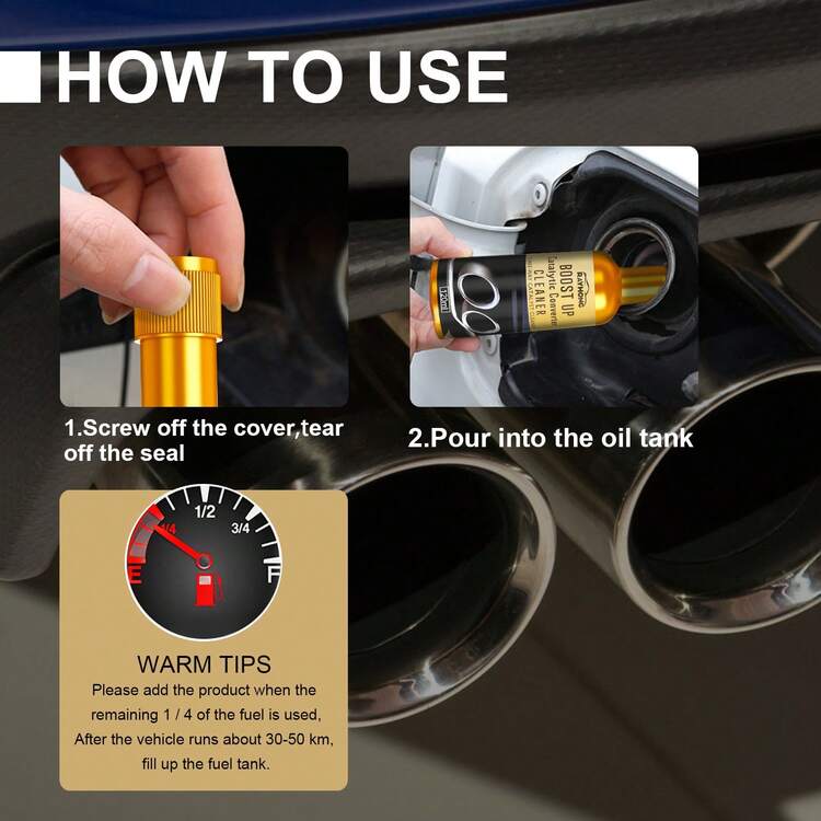 Catalytic Converter Cleaning Fluid, Integrated With Engine, Carbonization Agent And Valve Cleaner, Can Reduce Emissions And Is Suitable For Gasoline And Vehicles - Yellow - View 9