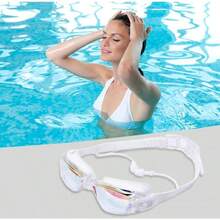 Gafas De NatacióN,Sebami Gafas Para Nadar ProteccióN UV Antivaho Gogles Para Natacion Gafas De NatacióN Ajustables Para Adultos, NiñOs - BLANCO - Ver 5