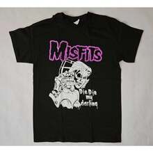 MISFITS Die Die My Darling T ShirtRelaxed Fit Casual Tees - màu đen - Xem 1