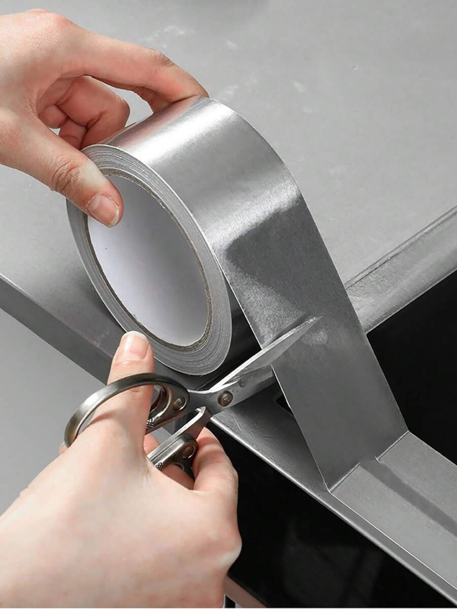 Cinta de aluminio impermeable para cocina y baño - Antimoho, aislante térmico para encimeras, 1 rollo - Para reparaciones del hogar y proyectos DIY - Adecuado para todas las estaciones - Excelente regalo para propietarios de viviendas