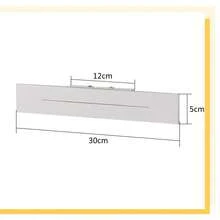 homefire 1/2 Wall Lamp LED Wall Light Black/White Inside Modern 30CM 8W Hallway Lighting Warm White Hallway Lamp Living Room Lamp Bedside Lamp Wall Lighting For Staircase Living Room Bedroom - 30cm - 查看 5