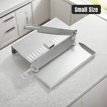 Stainless Steel Manual Meat Slicer - Multifunctional Rib Chopper And Vegetable Cutter, Easy To Clean - Perfect For Freezing Beef, Vegetables And Bones, Beef, Lamb, Chicken And Other Durable - Ideal Kitchen Tool, Easy To Carry, Suitable For Outdoor Use