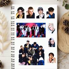 S/TrayKids 2025-KARMA，2025全球巡回演唱会，S/TrayKids世界巡回演唱会贴纸 | MIXTAPE DOMINATE & HOLLOW专辑，K-Pop防水LOMO贴纸套装 | 粉丝礼物和日记装饰，S/Traykids Karma贴纸，S/Traykids Ceremony防水贴纸，Kpop粉丝装饰，S/Traykids Stay礼物，Kpop日记贴纸套装，S/Traykids 2025回归周边，笔记本电脑贴纸Kpop，Kpop防水贴纸套装 - 彩色 - 查看 5