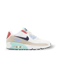 Giày Nike Air Max 90 Da - Đen, trắng và vàng - Xem 4
