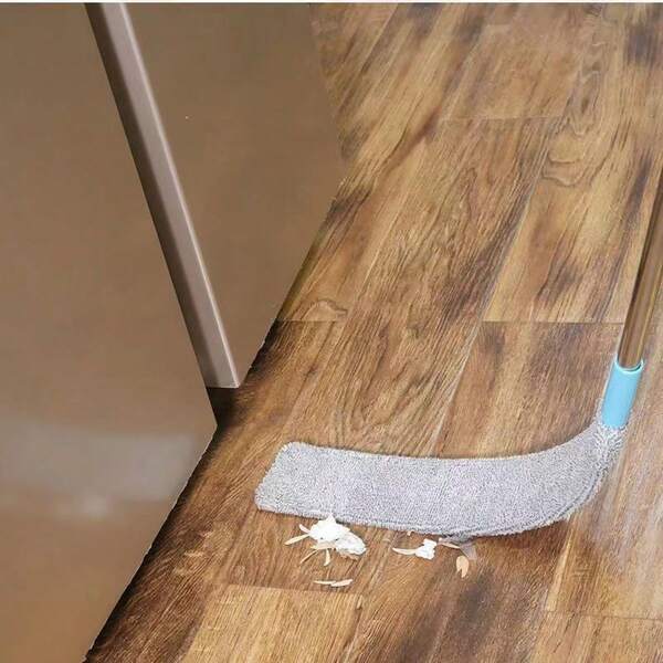 Escova extensível para limpeza de cama, espanador flexível para fendas e limpeza doméstica, ferramenta de remoção de poeira com cabo longo
