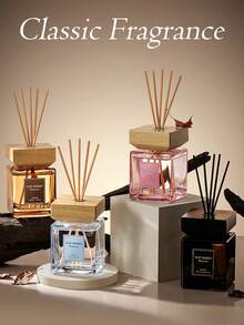 这款大容量无焰香氛藤条空气清新剂，散发栀子花、沉香玫瑰、沉香和樱花的香气，可放置于卧室、办公室或浴室，以消除异味并净化空气。