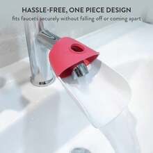 Prince Lionheart Faucet Extender, Pink_Grey, 2 Count - Blanco - Ver 4