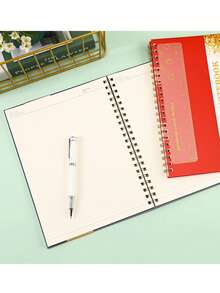1 件 A4 螺旋装订空白笔记本，学生日记本 - A4 - 查看 3