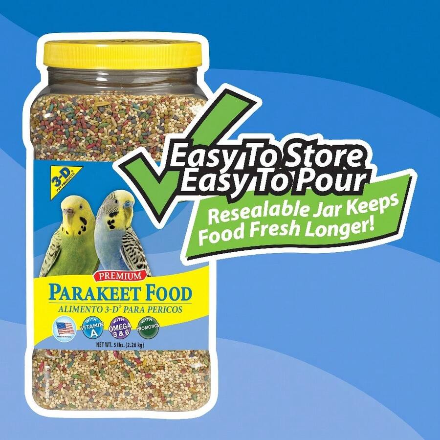 Premium Parakeet Food, 5.0 Lb. Stay Fresh Jar - 1 - Xem 1