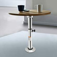 Removable Telescopic Alu Table Leg Adjustable Pedestal For Motorhome RV Camper - Silver - View 8