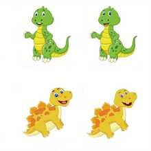 6/12pcs Dinosaur Stickers DIY Face Makeup Stickers Student Reward Stickers, Cartoon Stickers For Party, Holiday Decoration,Dinosaur Party,Dinosaur Stickers,Dinosaur
