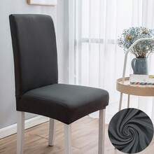 Stuhlbezug für Esszimmer, dehnbare Spandex Parson Stuhlhussen, waschbare Anti-Staub Sitzbezüge für Küche, Hochzeit, Party