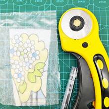 Misswendyfuse 12''*5Yards Extremely Fine Fusible Webbing,Sheer Fusible Interfacing,Lightweight Bonding For The Applique Quilting,Trace Transfer(White)