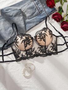 Luxuriöse schwarze Spitzen-Dessous, die Ihnen Eleganz und Sinnlichkeit verleihen