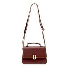 New Collection Women's Mini Crossbody And Hand Bag - 鏽棕色 - 查看 9