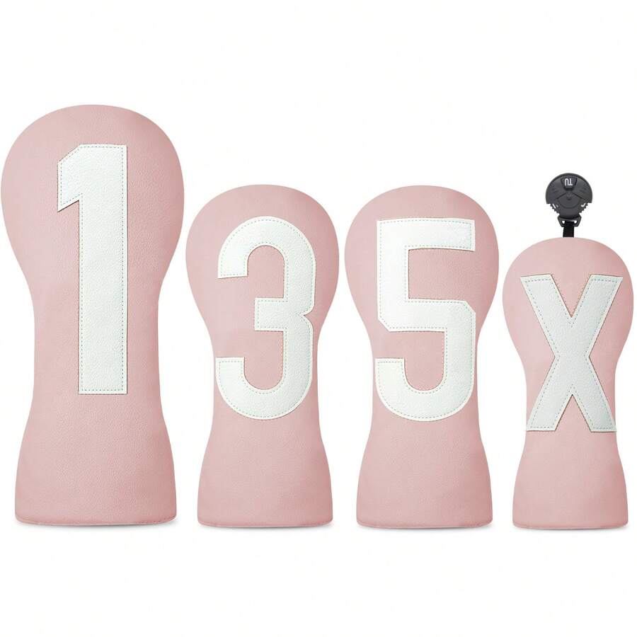 1pc Pink Golf Club Protective Cover, Golf Accessories, And Protective Cover Made Of Waterproof Materials Provide The Best Protection For Your Golf Club. - Pink - View 1