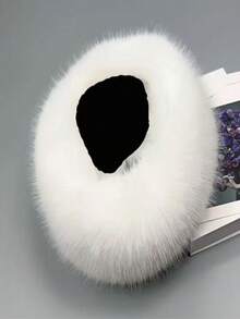 Soft & Warm Faux Fur Earmuffs, Women's Faux Fur Earmuffs Headband, Soft & Warm Winter Hat For Women - Multicolor - View 8