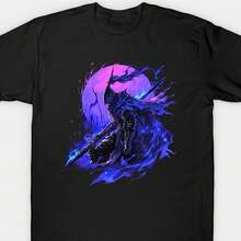 Dark Soul Artorias T Shirt Men'S Simple Graphic Print T-ShirtA Surprise Gift For Family And Friends - 黑色 - 查看 1