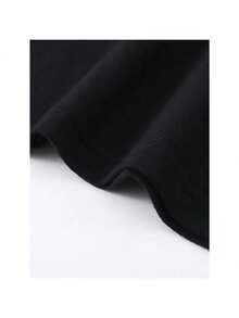 Disney Authorized Men's T-Shirts Printed With Shi Diqi With The Words "Touch Me Again And I Will Bite You" Before And After. Short-Sleeved Men's T-Shirts With Colorful Interesting Patterns Can Be Selected For Men's T-Shirts In Spring And Summer. They Are Versatile And Machine Washable, And Can Be Worn In Spring And Summer. - màu đen - Xem 5