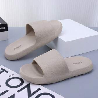 新款情侣软底室内拖鞋，舒适无味防滑耐磨EVA家居拖鞋，时尚设计，沙滩