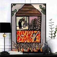 1/3 tấm áp phích nghệ thuật treo tường có khung tùy chọn ca sĩ S-Suicideboy, áp phích album nhạc rap hip hop cổ điển, ngôi sao nhạc, tranh vải canvas, nghệ thuật treo tường cho phòng khách, trang trí quán bar tại nhà - Nhiều màu - Xem 55