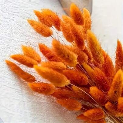 30/60pcs Bohemian Style Multicolor Bunny Tail Grass Bouquet, Suitable For Home Decor, Wedding Table Centerpiece, Spring Ramadan Easter Mother's Day Valentine's Day Gifts