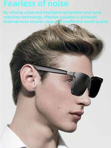 SG18 2 款 TWS 眼镜，双透镜片，带防蓝光和偏光膜功能，太阳镜，无线蓝牙耳机，兼容安卓 IOS，80mAh+80 - SG18 - 查看 10