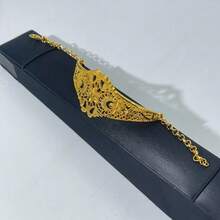 1 套奢华优雅耳环、项链、戒指、手链 5 件首饰套装，适合新娘、婚礼、宴会、派对 - 珠寶套裝 - 查看 4