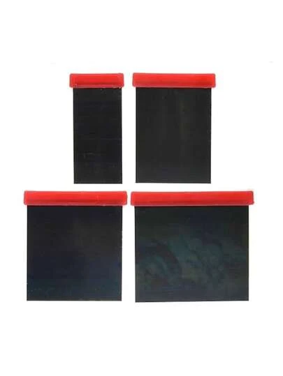 Juego de 4 cuñas con mango de espesor 0.26 mm diferentes medidas, herramientas de precisión, accesorios industriales y de carpintería, multiuso para puertas, ventanas y ajuste de muebles