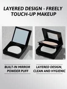 Maybelline Fit Me Matte + Poreless Polvo Base de Maquillaje, Control de Aceite, FPS30+, Minimizador de Poros, Con Espejo Incorporado y Aplicador, Retoque Fácil, Alta Cobertura, Textura de Polvo Fino, Resistente al Sudor, Larga Duración, Acabado Mate, Iguala el Tono de la Piel, Apto para Uso Diario, Todo Tipo de Piel, Perfecto para Trabajo y Ocio - #115 Color marfil pastel suave - Ver 5
