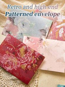 10 قطع من الأظرف ذات النمط ثلاثي الأبعاد، بطراز مجرد، بنمط إنستغرام، بملمس مُنقّش، أظرف شخصية، أظرف دعوات راقية. مناسبة لرسائل الحب والمراسلات الرومانسية والرسائل البليغة والملاحظات السرية والأعراس والحفلات والتصاميم الرجعية والأزياء والدعوات الزفاف ذات الموضوع الزهري وأظرف بطاقات أعياد الميلاد/العطلات وأظرف رسائل الشكر وأظرف الألبومات/الصور