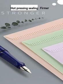 1pc/5pcs A4 Clear Polypropylene File Folders With Snap Closure & Label Design, Waterproof Document Organizer Box, Assorted Colors Incl. Pink, Blue, Green, Yellow, Purple, Suitable For Students & Office Use, School File Folders - Multicolor - View 5