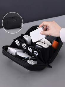 Wholesale Portable Travel Organizer Bag For Cables, Power Bank, Earphones, Cosmetics, Digital Accessories Travel Essentials Charger Case Digital Camera Accessories Cable Organizer Electronic Organizer Storage Bag Waterproof For Travel For Tech For Women For Men