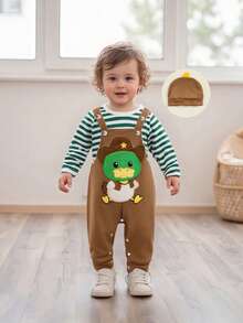 Baby Boys T-Shirt Co-Ords - 銅色 - 查看 4