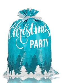 10pcs Christmas Gift Bags Set, Christmas Eve Candy Bags, Drawstring Christmas Decoration Gift Bags - Multicolor - View 16