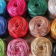 500g 1PC Polyester Fiber Thick Super Bulky Chunky Yarn Hand Knitting Woven Thread, Ideal For Christmas Gifts - DIY Hand-Knit Giant Yarn For Basket, Blanket, Carpets & Festive Presents - Multicolor - View 2