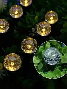 40/20/10 LED太阳能灯串，防水户外，8种照明模式，适用于小路、后院、草坪、花园、小径、露营、派对、独立日、情人节、婚礼、舞会、生日装饰照明