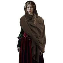 1 buc pelerină medievală vintage în dificultate, cavaler războinic DIY, potrivită pentru Halloween, carnaval, spectacole pe scenă - Multicolor - Vizualizare 12