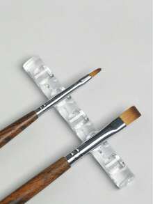 6个装5格亚克力笔筒，美甲笔架，时尚简约亚克力指甲油笔筒，美甲工具收纳架。适用于DIY美甲雕刻和绘画铅笔、画笔、美甲工具展示，学生笔筒，化妆刷筒，家居装饰及开学季适用。 - 彩色 - 查看 12