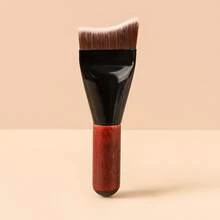 Mini Portable One-Word Brush, Fish Tail Crescent, Foundation Brush, Flat Head Arc, No Powder, Mask Brush, Light And No Brush Marks.