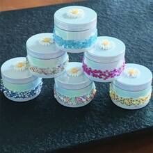 1pc 50mm White Gradient Zinc Alloy Grinder, 4-Layer Daisy Herb Grinder, Smoking Accessories, Portable Hand Rolling Tool, Random Style