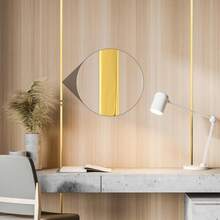 Tiras decorativas de PVC, tiras decorativas autoadhesivas de PVC de alto brillo, pegatinas de pared 3D, rebordes de muebles, ribetes de espejo, rollo de 5 metros de largo para paredes, pantallas, ribete de espejo de sala de estar, decoración de bordes de techo y pared para el hogar y la oficina - Multicolor - Ver 2