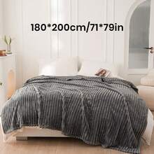 1pc Throw Blanket, Bedding, Cozy And Warm Blanket, Lightweight Soft And Comfortable, Solid Color Series, Minimalist And Stylish Design, Suitable For Sofa, Bedroom, Living Room, All-Around Comfort, Travel Use, Nap Blanket, Reference Size Image, Multiple Sizes Available, Machine Washable, Autumn Decor, Room Decor, Back To School, School Supplies