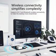 Máy tính bỏ túi mini Lenovo Yineng Mini, Máy tính để bàn văn phòng kinh doanh hiệu suất cao U35 (N5095 8G 256G SSD, WiFi, Bluetooth, Đồ họa tích hợp, Đơn vị duy nhất, Bao gồm bộ chuyển đổi) - Xem 6