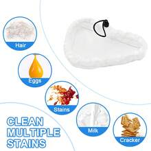 2/4/5Pcs Steam Mop Replacement Pads Compatible With H20/X5 And Most Steam Mop High Quality And Dust Cleaning Deeply Mop Replacement Pads For Kitchen Bathroom Cleaning Tools Cleaning Supplies Back To School