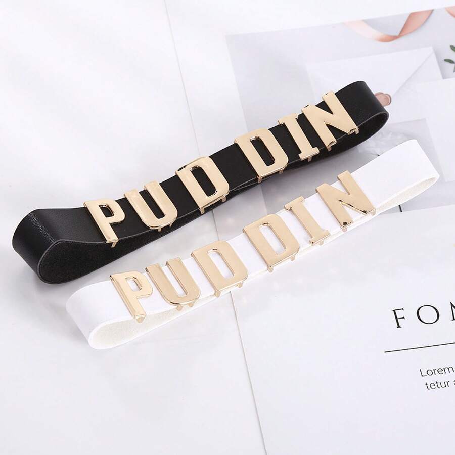 1pcs PUDDIN Necklace Suicide Squad Choker - 白色1 - 查看 1