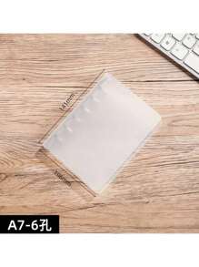 CENS Carpeta de anillas de plástico PP transparente y esmerilada en tamaños A4/B5/A5/A6/A7 - Colaboración de marca con fabricante original para archivar y organizar en oficina, hogar y escuela. Organizador de tarjetas y dinero, resistente para uso intensivo en negocios/oficina y escuela/estudiantes.